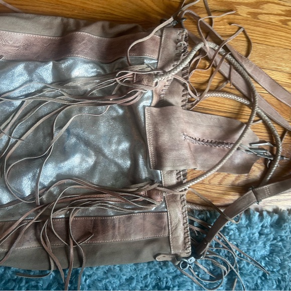 Free People Y2K Boho Chic fringed leather bag - Picture 6 of 7